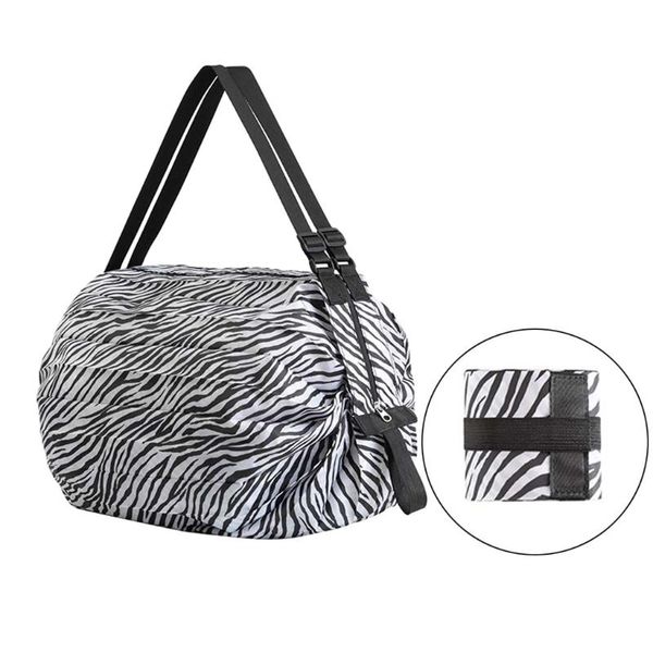 

storage bags multifunctional handy shopping bag reusable tote grocery foldable shoulder pouch 11ua