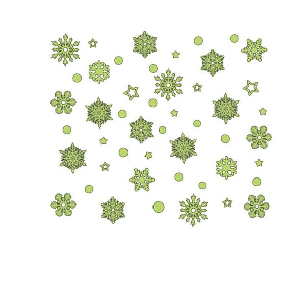 

christmas decorations nightlight snowflake wall stickers luminous decals fluorescent ceiling decal for party decor baby kids