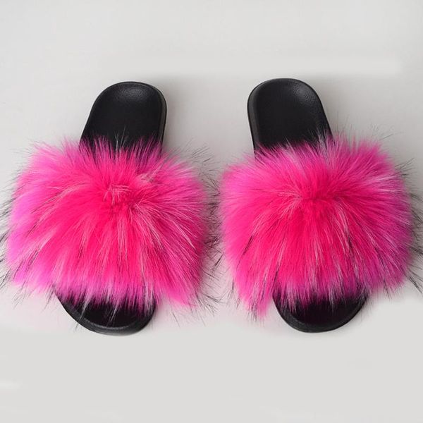 

slippers beach sandals with faux fur for girls, summers slippers,for children, soft soles, plush,for home,children's flip flops, Black