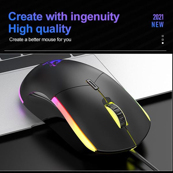 

mice v7 gaming mouse 6 buttons gamer muizen computer 2400d optical adjustable dpi 1.7m for pc lapprofessional player