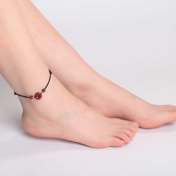 

safety clasp female high content zijinsha benmingnian red rope bracelet, Red;blue