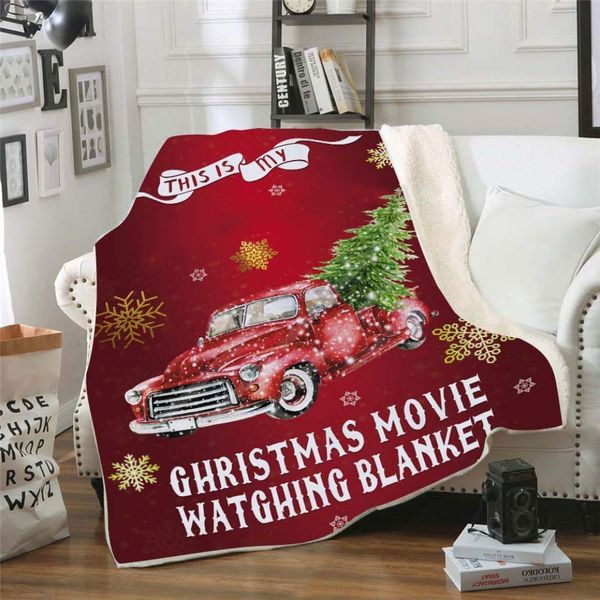 

this is my christmas movie watching super soft theme fleece throw blanket for and children (150x200cm, i)
