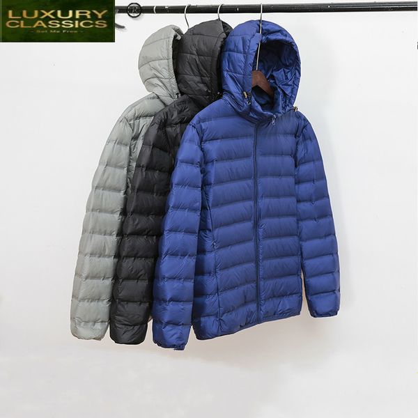 

down jacket male men's coats ultra light men clothes autumn winter bodywarmer 2021 casacos masculino 2021-02 pph745, Black