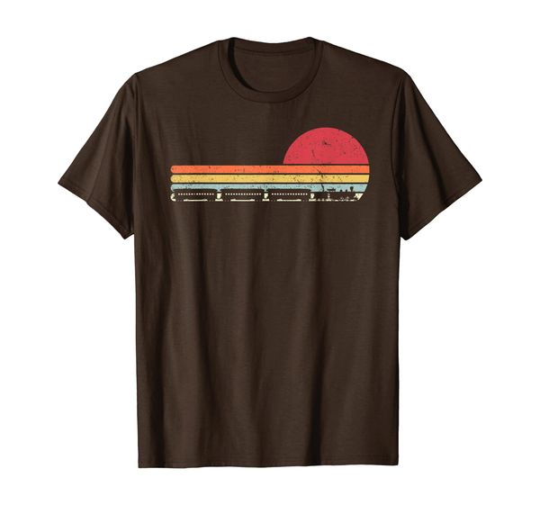 

train shirt. retro style t-shirt, White;black