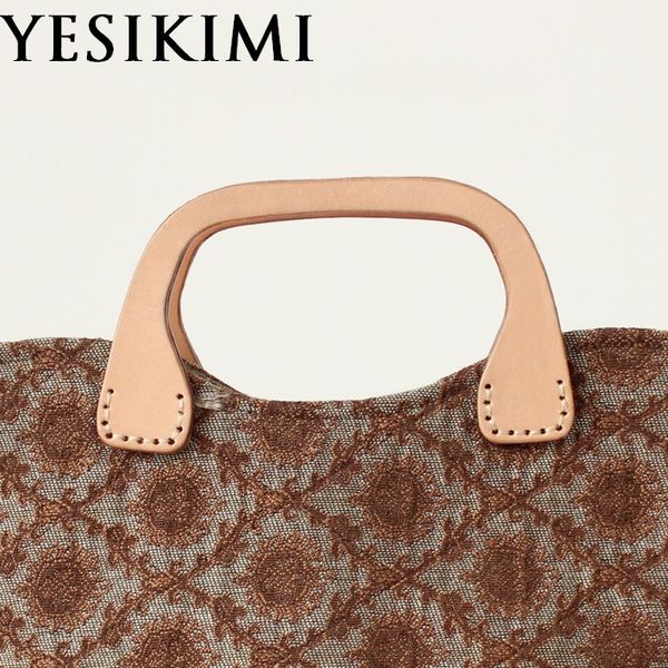 

1 pair new nature genuine leather bag handles handcraft short strap diy replacement bag accessories, Black