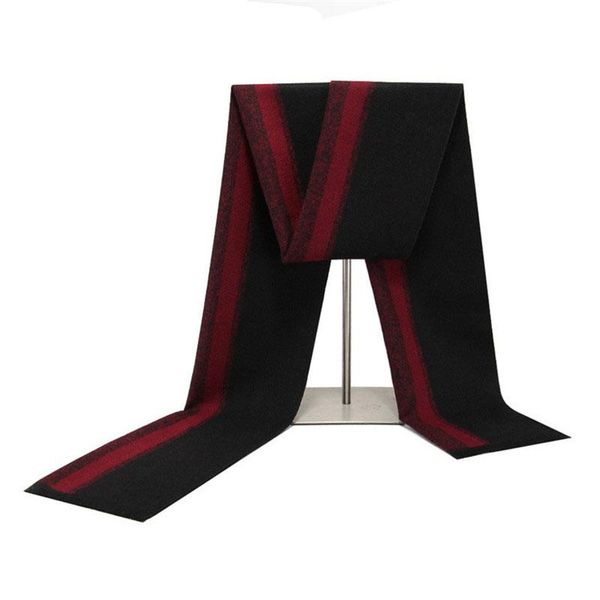 

scarves factory sale strips long scarf winter thick warm soft women shawl for man simple, Blue;gray