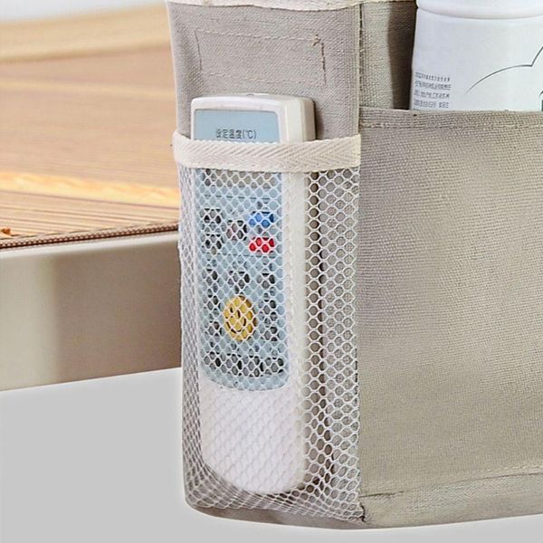 

bedside caddy hanging storage bag organizer dorm room phone book magazine holder 634e boxes & bins