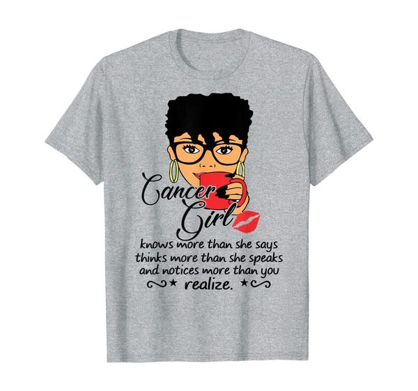 

cancer girl are born in june 21 - july 22 bday t-shirt, White;black