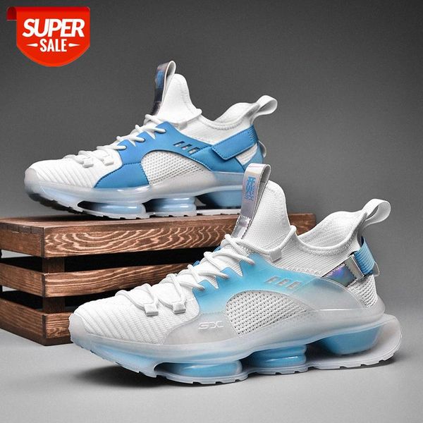 

large size summer men's shoes breathable mesh cushion sports basketball running korean casual #vj0d