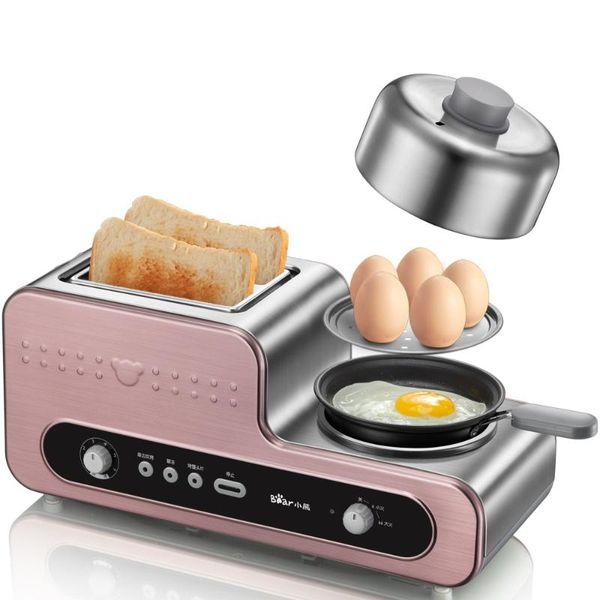 

bread makers 220v multifunctional electric breakfast toaster machine with egg boiler frying pan automatic eu/au/uk plug