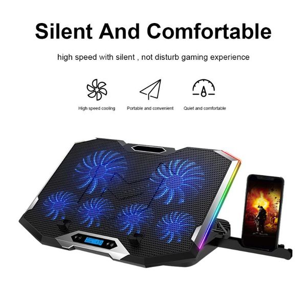 

computer water cooling system waterblock rgb lappad with 6 fans video graphics card cooler radiator & coolings
