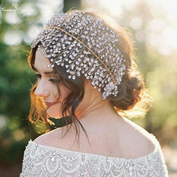 

hair clips & barrettes wedding accessories bride rhinestone headbands bridal heapieces handmade women jewelry corwns tiaras, Golden;silver
