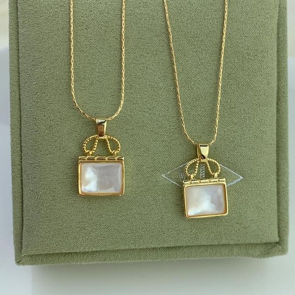 

custom natural mother of pearl shell dainty pendant necklace choker for women fashion gift jewelry necklaces, Silver