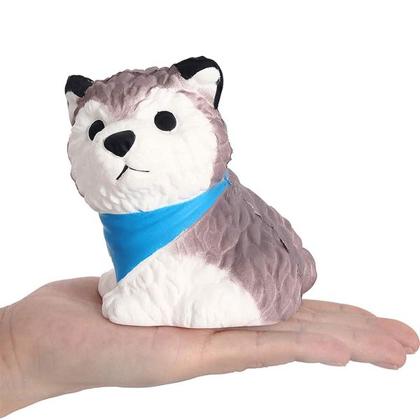 

jumbo simulation dog squishy scented soft pu slow rising stress relief toy kids grownups squeeze toys