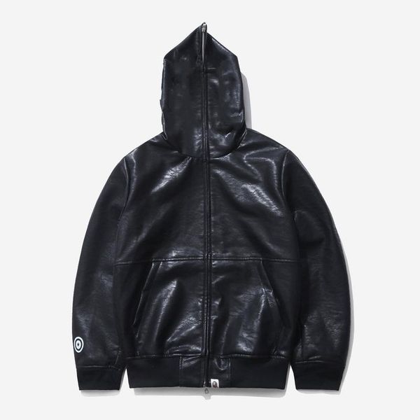 

famous designer men's hoodie jacket zipper hooded personality fashionable and comfortable autumn black size m-xxl
