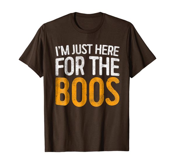 

i'm just here for the boos t-shirt, White;black