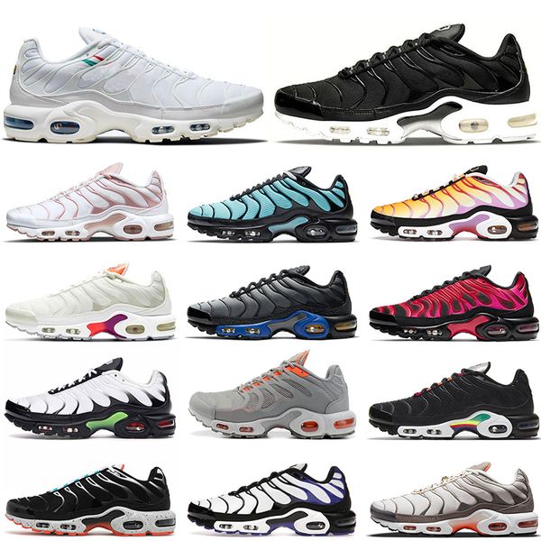 

wholesale plus tn men women terrascape running shoes size 12 triple black white off wolf grey aqua silver hyper blue atlanta crater trainers