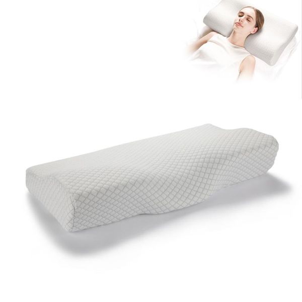 

pillow cervical for neck pain memory foam contoured orthopedic pillows