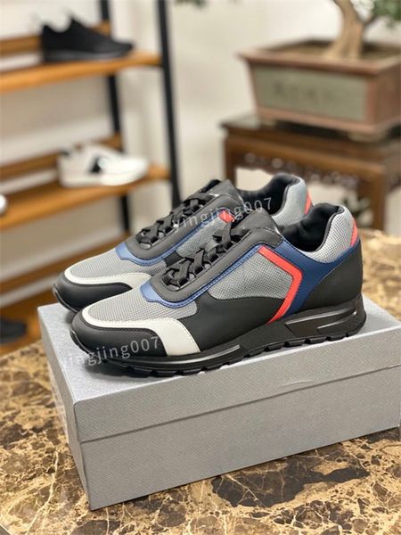 

2021 mens boots designer striped shoes vintage sneakers leather chunky valentinoes shoes sneaker womens season shades lace-up trainers platf, Black