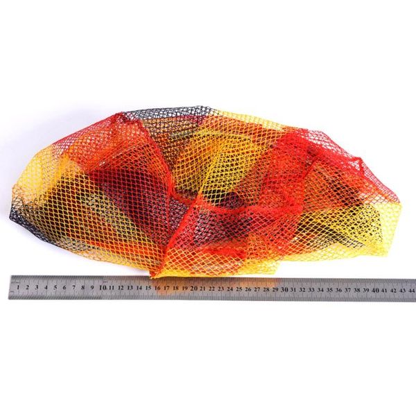 

fishing accessories 38cm foldable net nylon mesh portable catch fish trap for fishes shrimp minnows crab do2