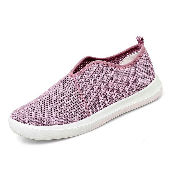 

dress shoes sneakers women breathable mesh slip-on woman ultralight ladies espadrilles spring autumn zziu, Black