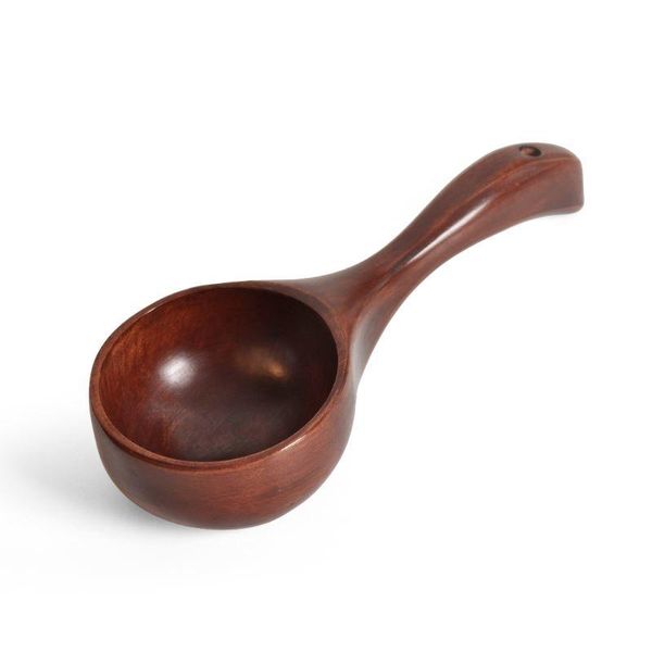 

spoons wooden creative rice spoon large capacity log tableware japanese style rounded corners household kitchen tool