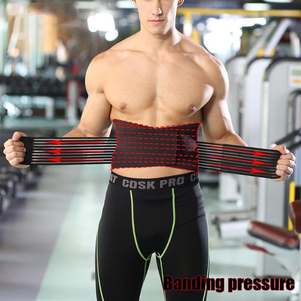 

outdoor skdk sports breathable padded weight lifting 8 belt protection powerlifting back support gym fiber and resilience s#4 waist, Black;gray