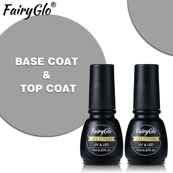 

nail gel fairyglo 7ml base coat for polish wiping primer soak off semi-permanent varnish lacquer, Red;pink