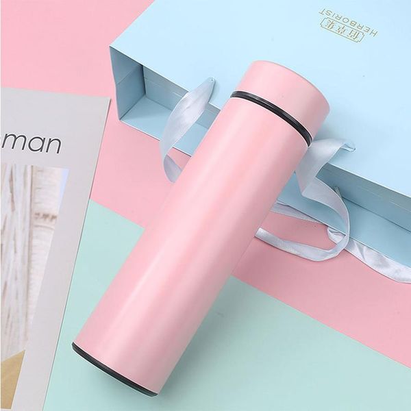 

stainless steel intelligent temperature measurement vacuum cup office business outdoor sports travel car portable water bottles