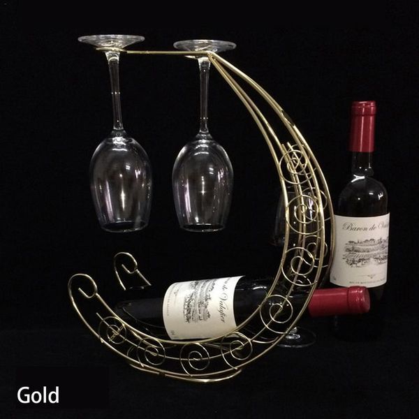 

ice buckets and coolers european creative iron art ship shaped wine rack shelf stemware glasses holder bar stand bracket display decor