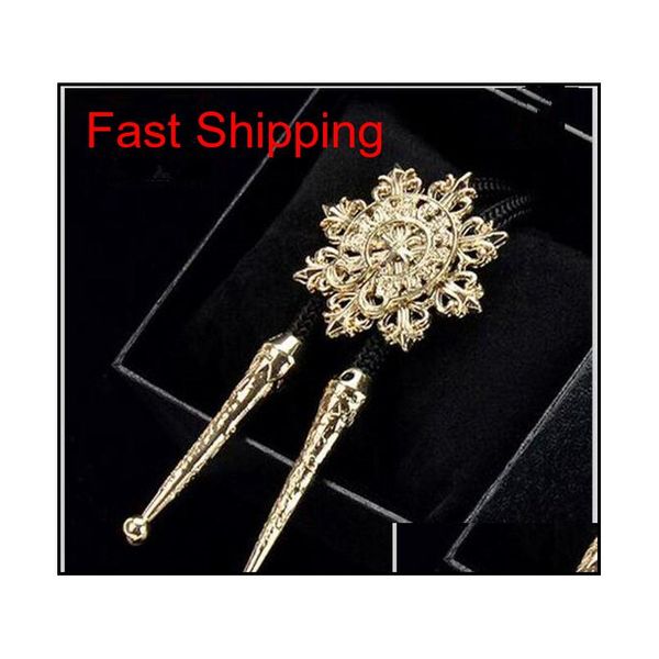 

2018 men women retro bolo tie cowboy neck ties wedding bowtie noeud papillon bois homme pajaritas detachable qylpgj new_dhbest, Black;blue