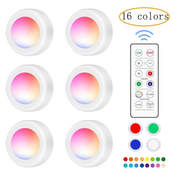 

night lights creative 16 color led light fast strobe lantern remote control cabinet party atmosphere