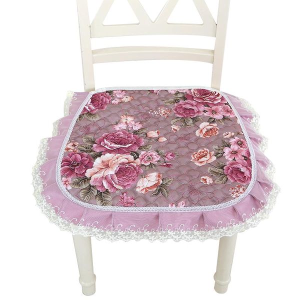 

cushion/decorative pillow 2pcs/lot european fabric cojines decorativos non-slip coussins decor a la maison not shrink table dining chair pad