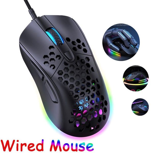 

mice onikuma cw906 wired mouse e-sports game computer eat chicken glowing