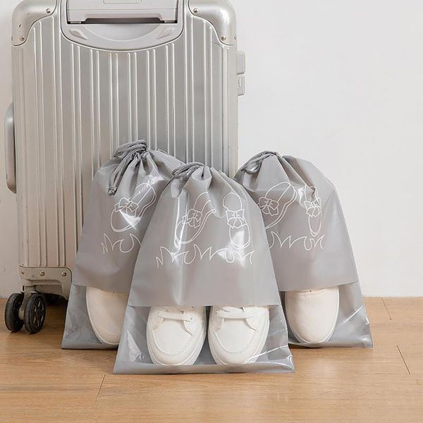 

storage boxes & bins travel shoes bag mouth plastic transparent