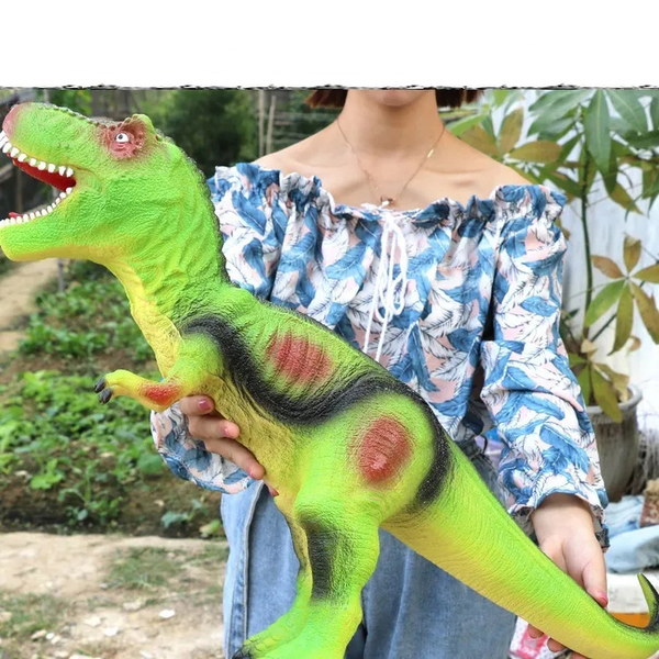 

49cm sizes dinosaur model toy jurassic dinosaurs soft rubber dinosaur cant fall bad of rubber dinosaur toys for childrens