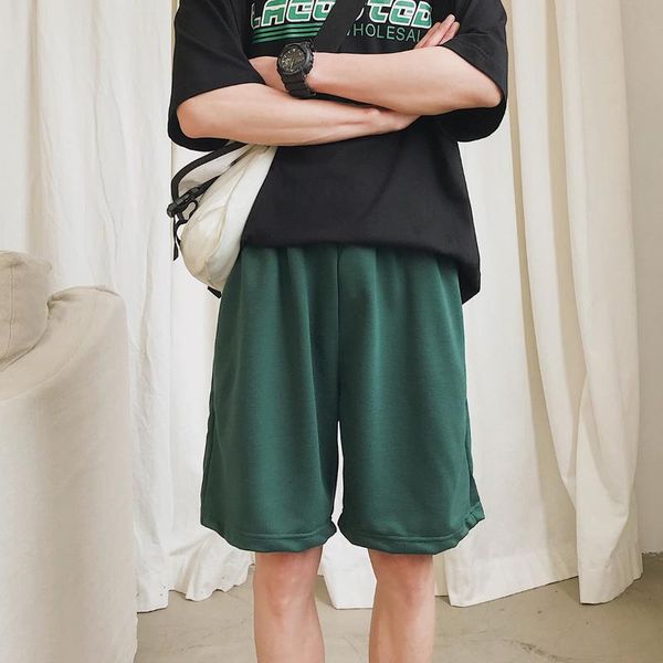 

men's shorts 2021 summer cotton soft men casual home stay sweatpants running sporting jogging short pants, White;black