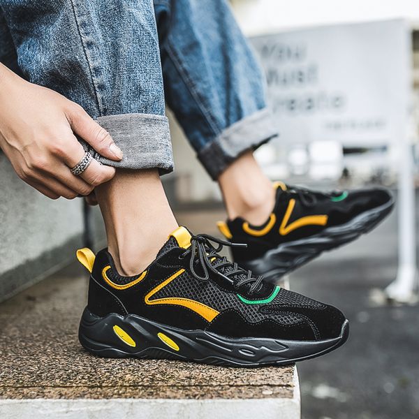 

Light Weight Women Mens Breathable Mesh Run shoes Beige Black White Outdoor Trainers Yellow Blue Sports Sneakers Size 39-44 Code: 95-1923