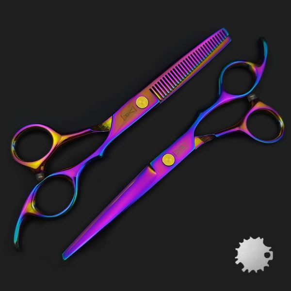 

hair scissors 6.0 japan color professional hairdressing shears barber accessories