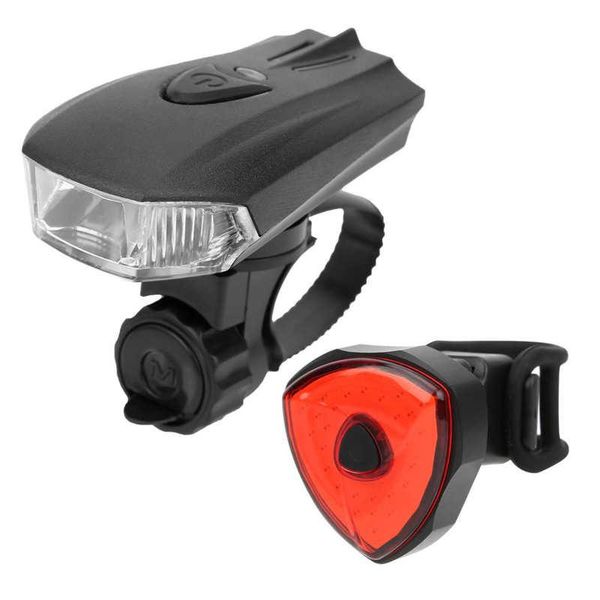 

portable bicycle headlights taillights set usb charging led bike light cycle front back headlight lamp lights