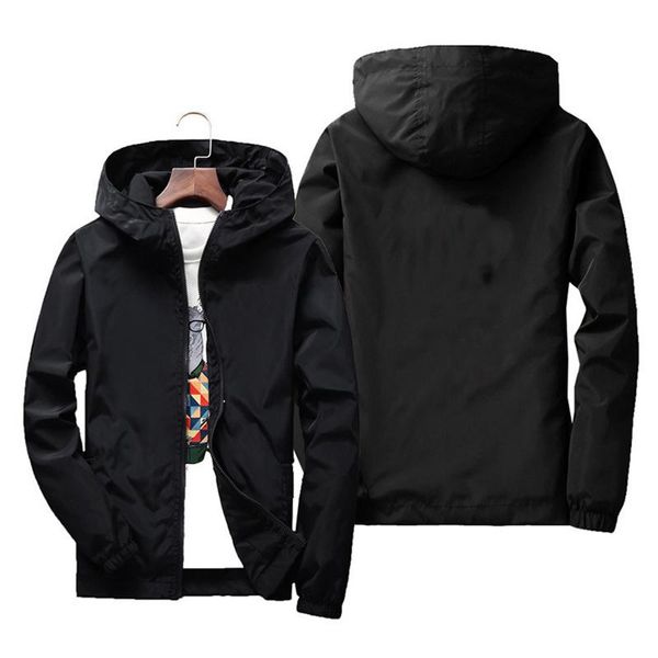 

men's jackets s-7xl spring and summer 2021 short jacket casual sportswear zipper thin windbreaker fitness women's, Black;brown
