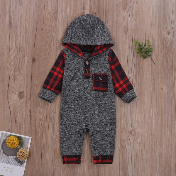 

jumpsuits born baby boys hooded jumpsuit fashion long sleeve romper for kids, Blue