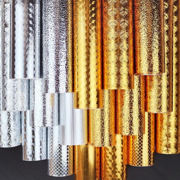 

wallpapers kitchen stickers oil-proof self adhesive anti-fouling high-temperature aluminum foil waterproof gas stove contact wallpaper
