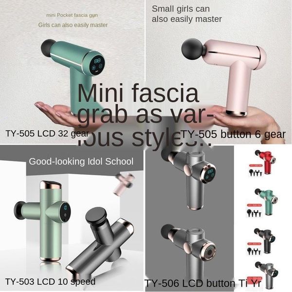 

massage gun mini fitness equipment muscle electric pocket fascia grab
