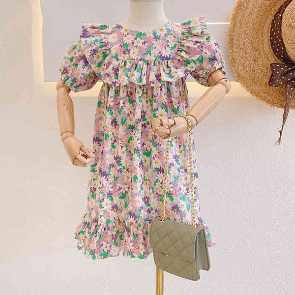 

girl's dresses summer flower girl party kids clothes children for girls gd3s, Red;yellow