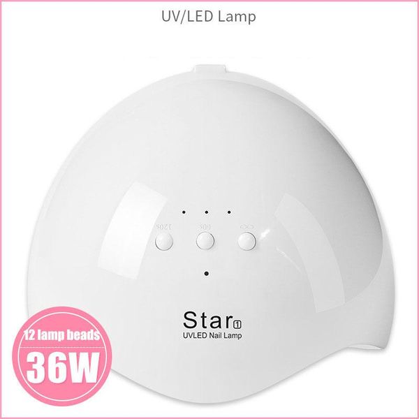 

nail dryers star 1 uv led lamp dryer for curing all gel polish manicure 12/18 60s 120s usb connector art