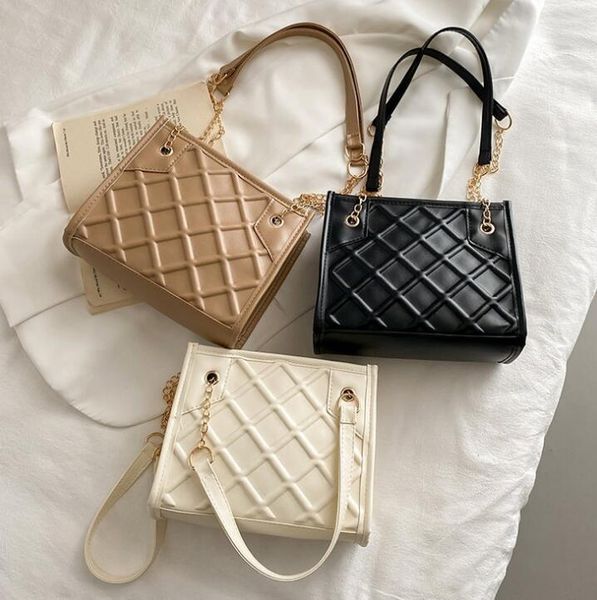 

pu leather purses fashion clutch lady chain shoulder bag classic 2021 good quality handbag presbyopic card holder purse messenger women whol