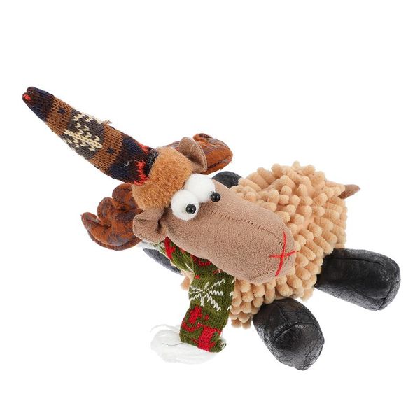 

christmas decorations elk doll ornaments simulation deer animal toys tabledecoration