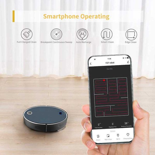

upgrade vacuum cleaner visual navigation purerobo f8s wifi app for smart home life cleaners