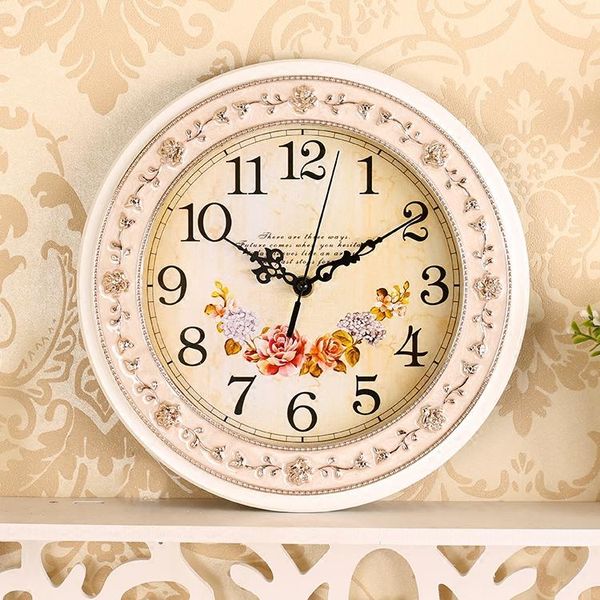 

fashion simple wall clock modern creative nordic digital quartz retro round silent decoracion hogar home decor eb5wc clocks